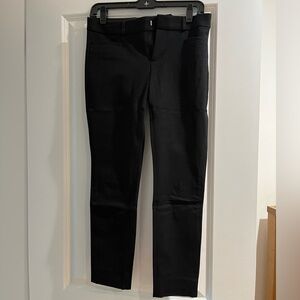 Banana republic black Sloan pant in size 0 petite